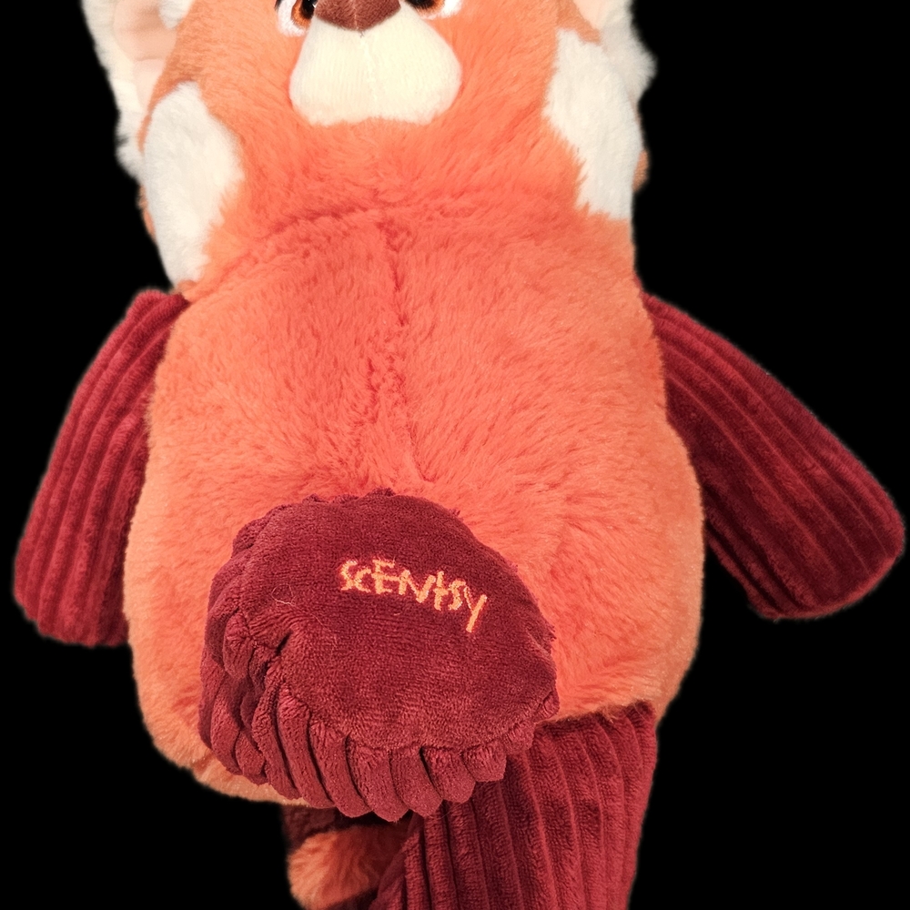Red and White Plush Toy